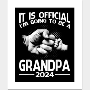 It Is Official I'M Going To Be A Grandpa 2024 Posters and Art